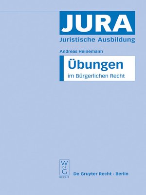 cover image of Übungen im Bürgerlichen Recht